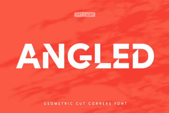 Angled: A Techno Display Font for Marketing Impact