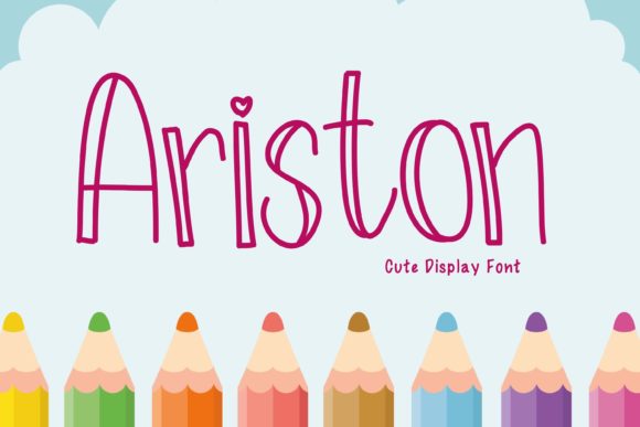 Ariston: A Display Typeface for Digital Creatives
