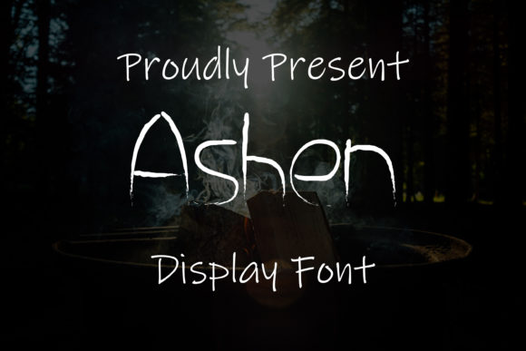 Ashen: A Display Font Built for Bold Digital Branding