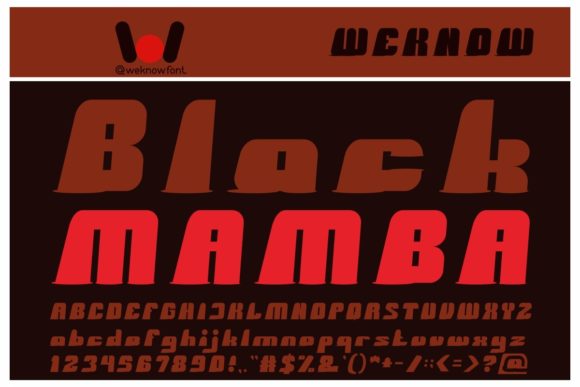 Black Mamba: A Bold Display Font for Modern Web Design