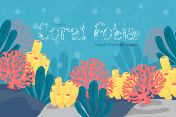 Coral Fobia: A Whimsical Display Font for Bold Branding