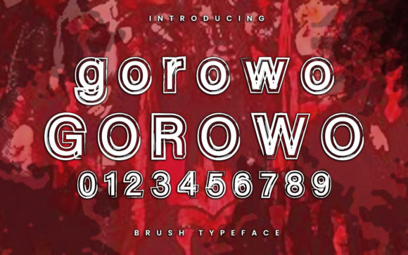 Elevate Your Craft Projects with Gorowo: A Creative Display Font