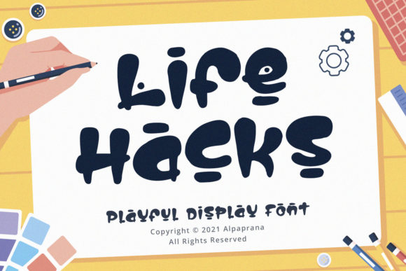 Exploring the Life Hacks Typeface in a Digital Project