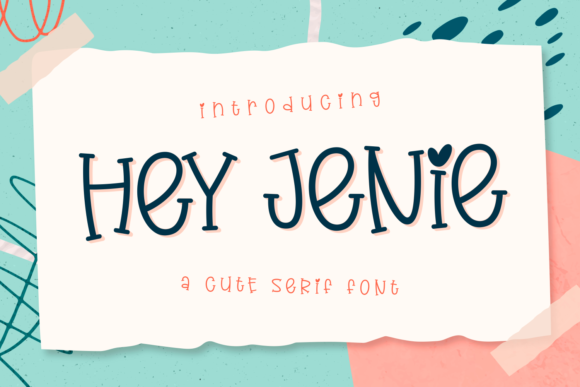 Hey Jenie: A Display Font with Editorial Personality