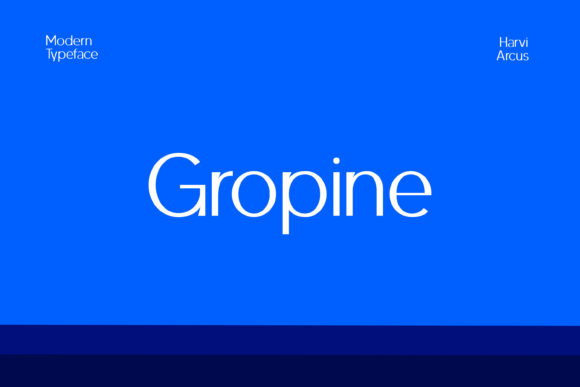 How the Gropine Font Creates a Clear and Consistent Brand