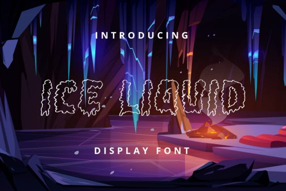 Ice Liquid: A Display Font for Playful Marketing