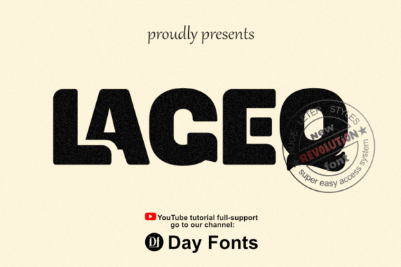 Lageq: A Bold Display Font for Digital Impact