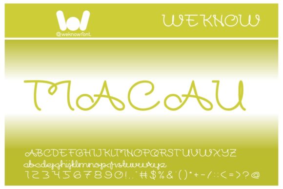 Macau Font: A Whimsical Display Typeface for Makers