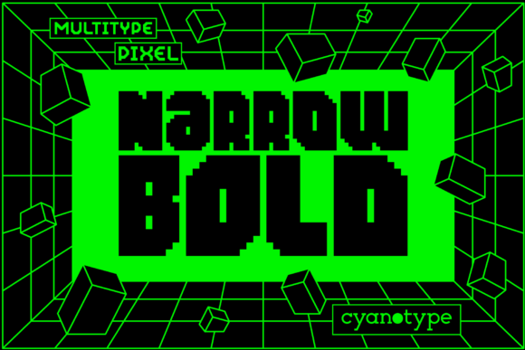 MultyType Pixel Narrow Bold: A Display Font Review for Creatives