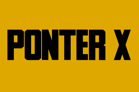 Ponter X: A Bold Font for Consistent Business Branding
