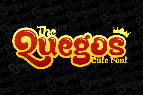 Quegos Font: A Retro Display Font for Authentic Marketing