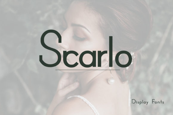 Scarlo: A Modern Display Font for Bold Branding Projects