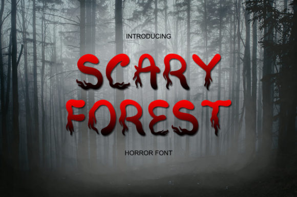 Scary Forest: A Display Font for Unforgettable Branding