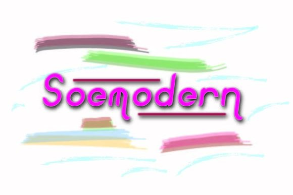 Soemodern: A Font for Making Your Creations Stand Out