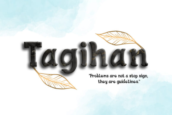 Tagihan: A Display Font Designed for Digital Campaigns