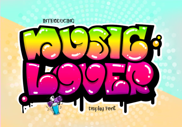 The Music Lover Display Font: A Bold Choice for Digital Identity