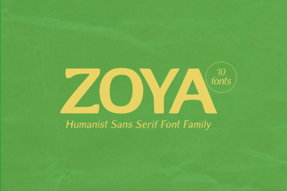 The Zoya Typeface: A Modern, Playful Font for Creative Branding