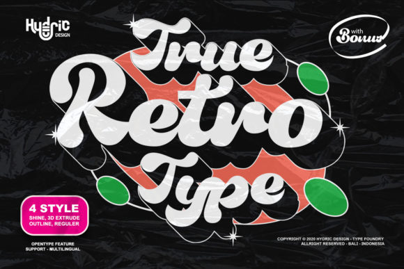 True Retrotype: A Display Font That Captures Your Digital Audience